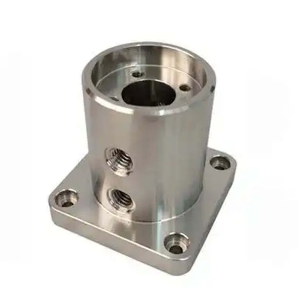 CNC machined 316 stainless steel mounting flange