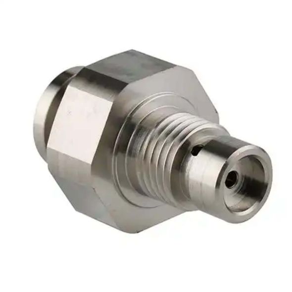CNC machined 316 stainless steel adapter