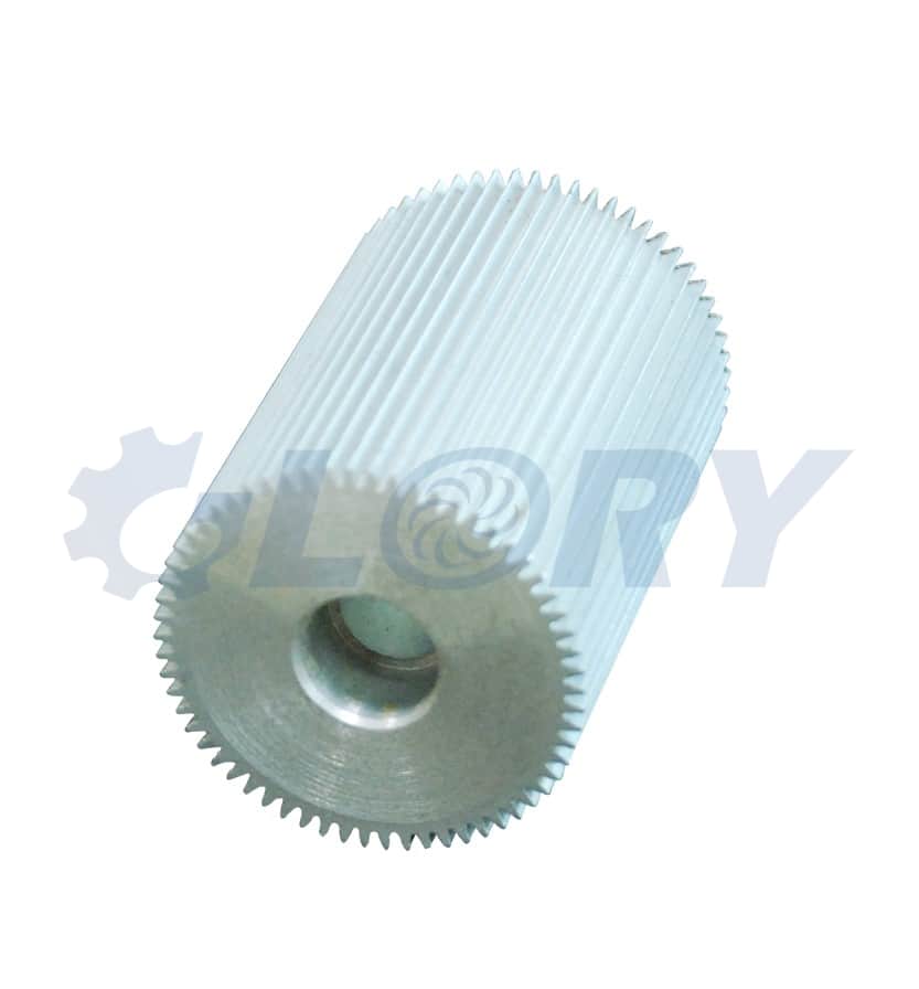 Round heatsink CNC machined from 6063 aluminum