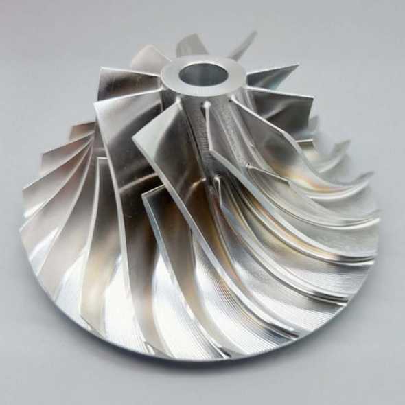 Precision machined impeller component
